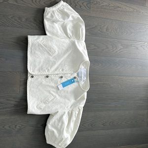 Tanya Taylor white jacket in Large